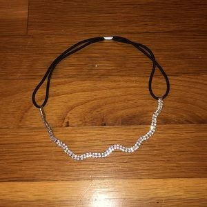 Crystal Embellished Stretch Headband